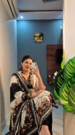 Versace black cream suit