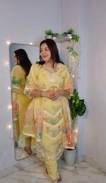 Pakistani summer blossom suit - Image 3