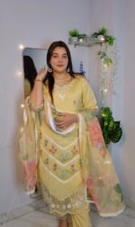 Pakistani summer blossom suit