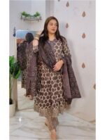 Brown Anarkali