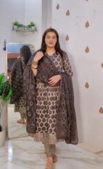 Anarkali brown lv530