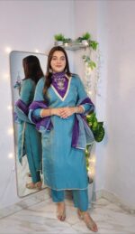 High neck blue Lv520 - Image 2